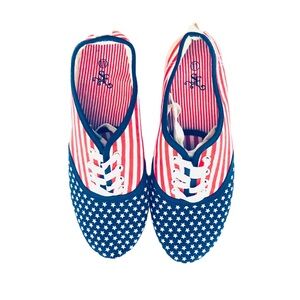 American Flag Canvas Sneakers